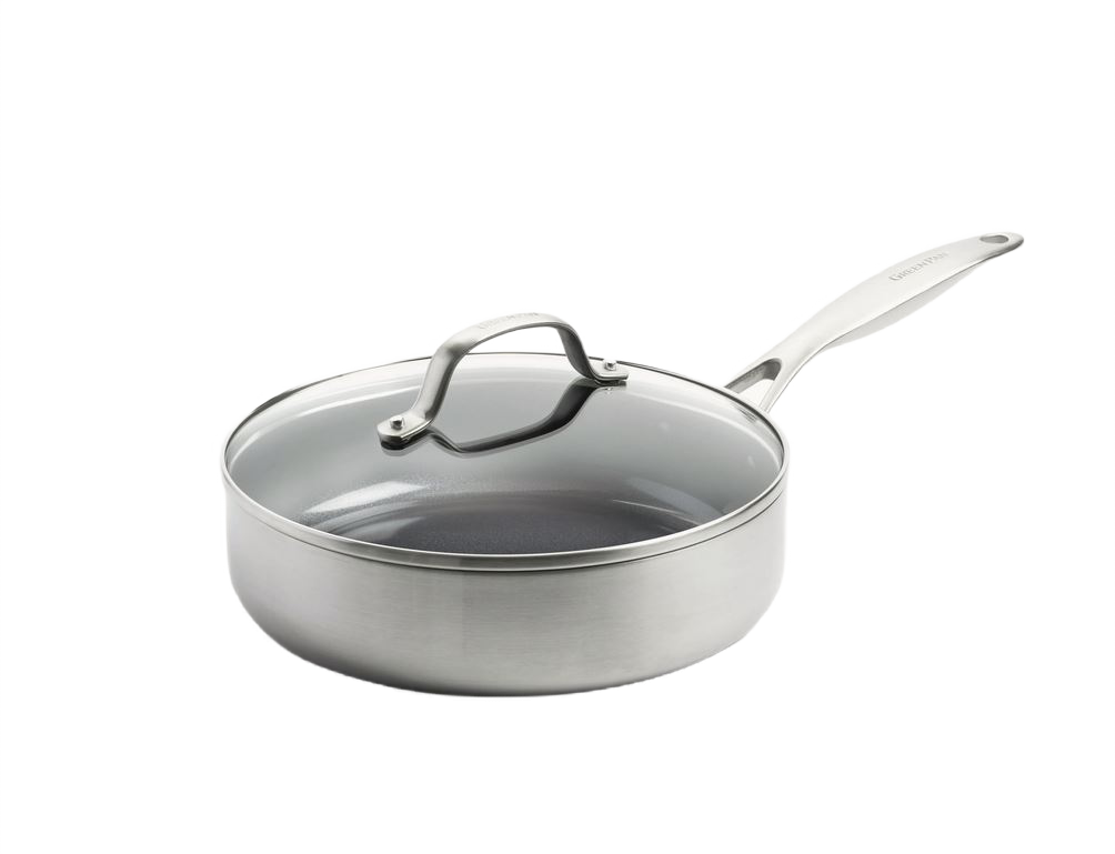 GreenPan Patelnia Geneva 24cm 2,6l   pokrywka