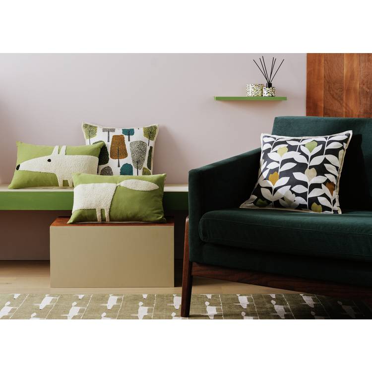 Habitat x Scion Padukka Cushion - Mulitcoloured - 43x43cm