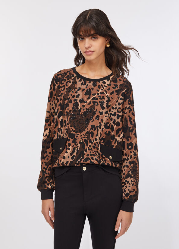 Felpa animalier Liu Jo Better