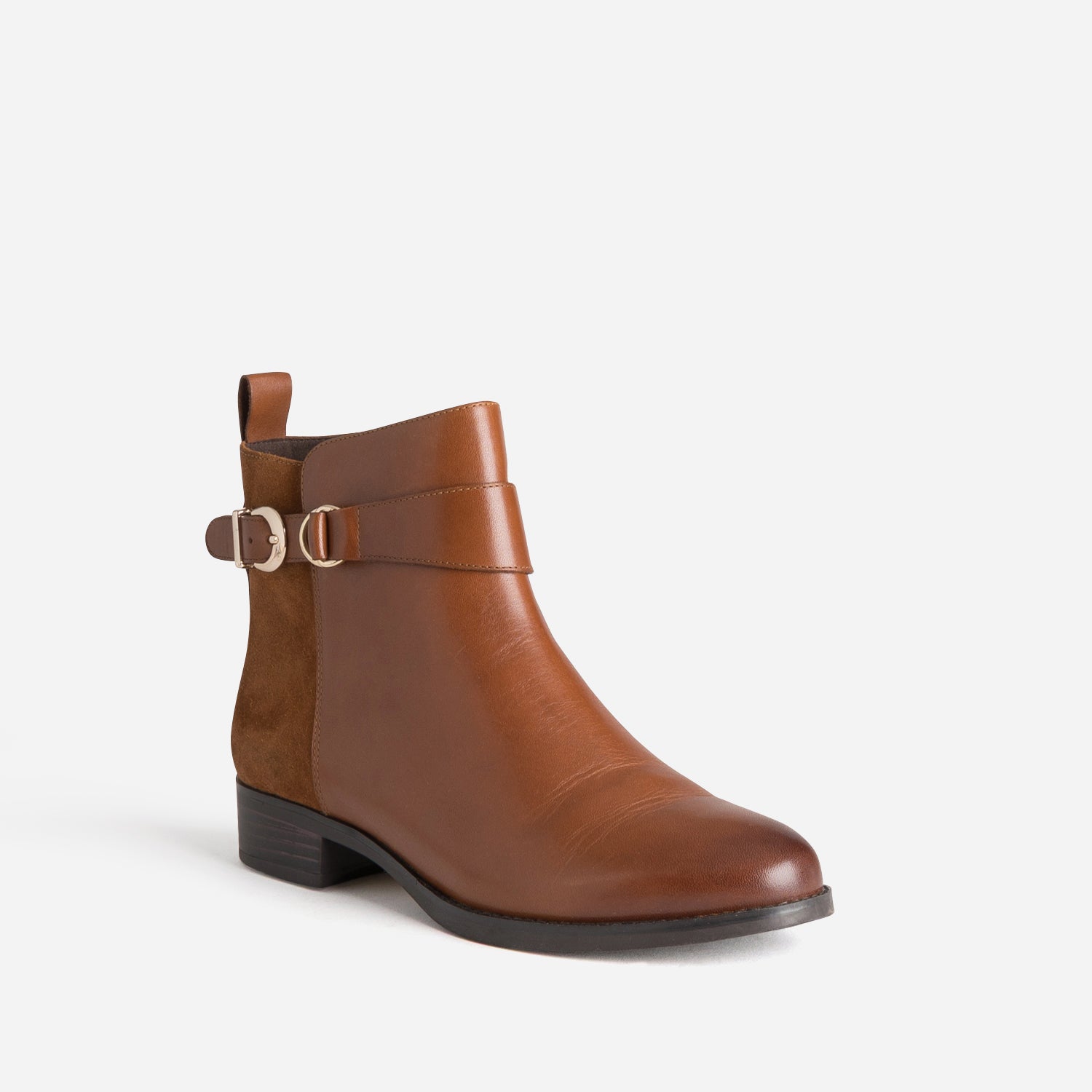 Boots CAPRICE cognac cuir