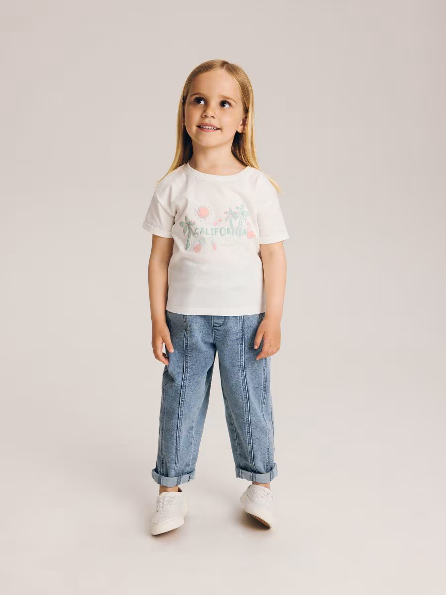 Cotton T-Shirt With Print