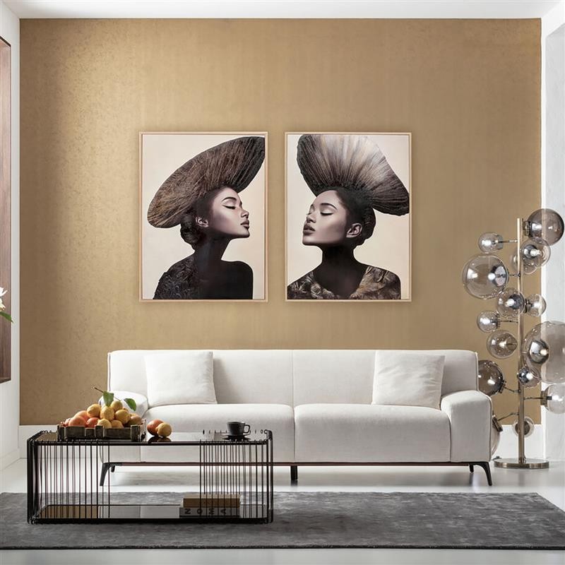 Schilderij Aesthetic vrouw links 90x120cm Kare Design