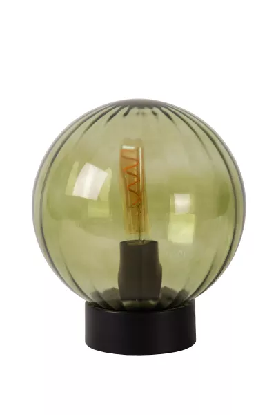 Lampa stołowazielono-czarna Monsaraz 1xE27x40W wys:29cm Lucide