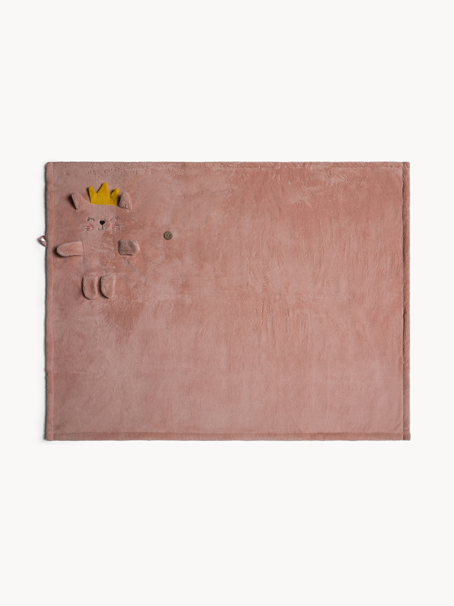 Plaid in tessuto a forma di gattino