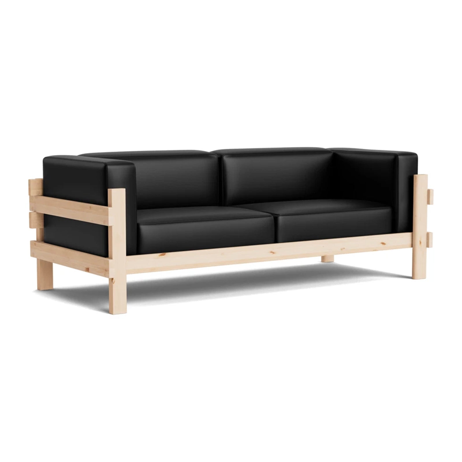 Normann Copenhagen Kube 3-zitsbank - Zwart / Beige