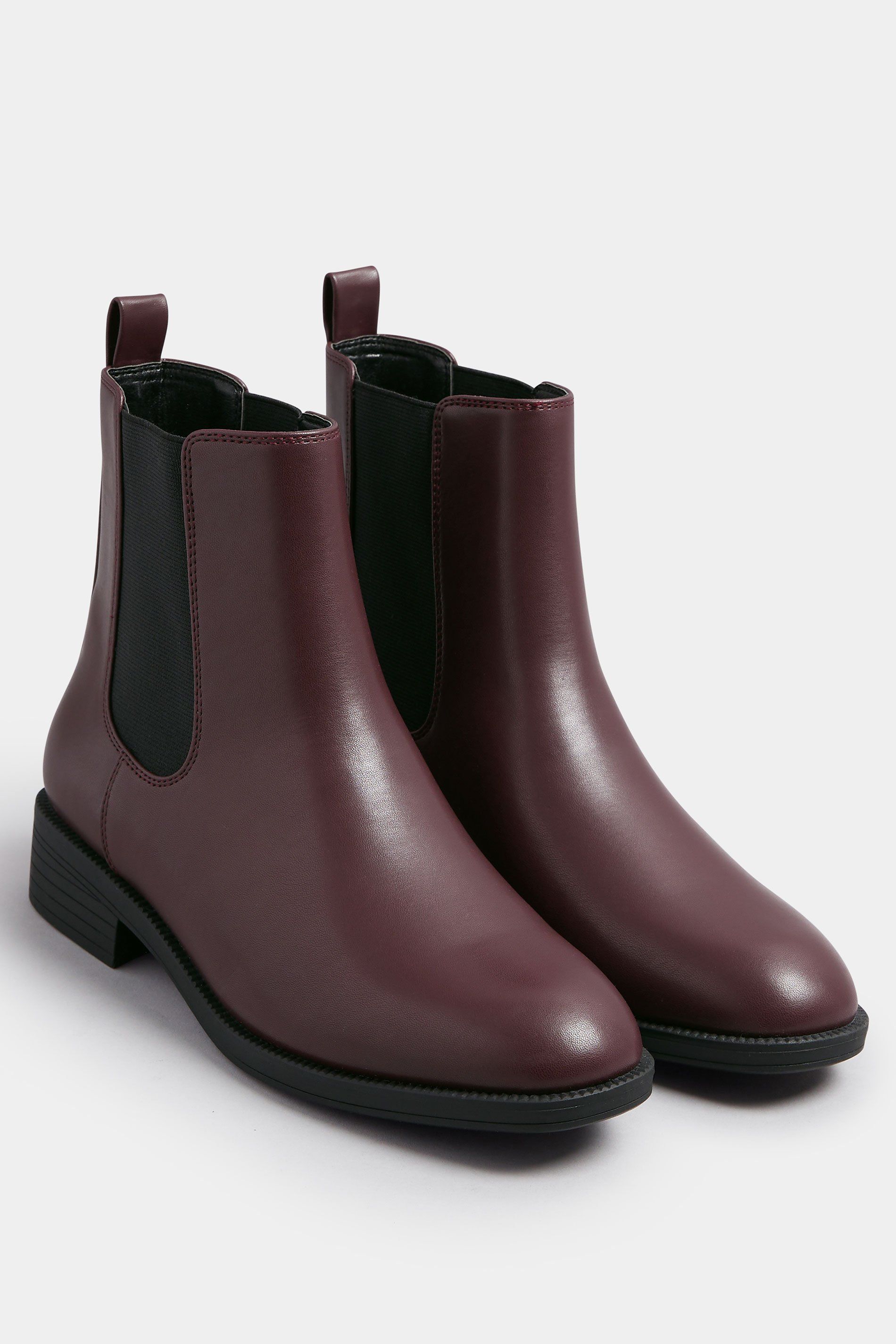 Yours Faux Leather Chelsea Ankle Boots