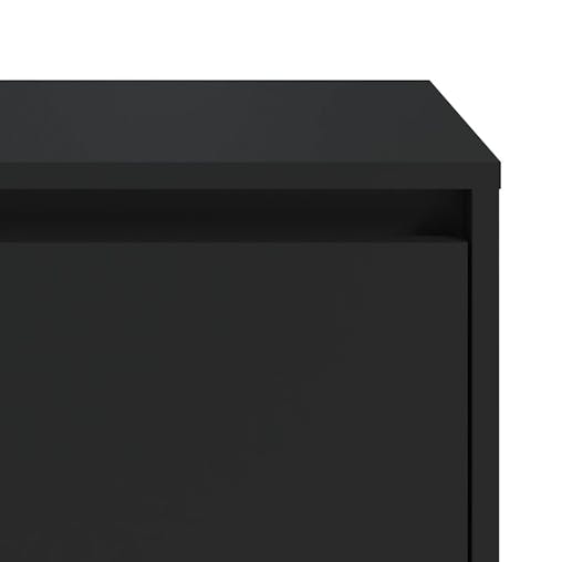 NNEVL Bedside Cabinets 2 pcs Black 45x34x44.5 cm Chipboard
