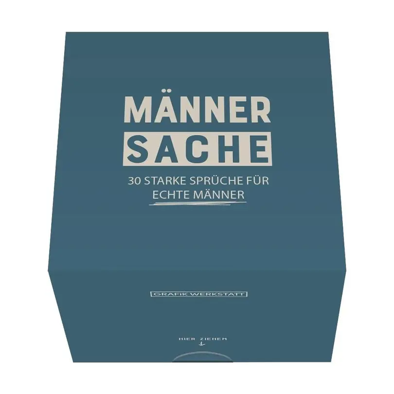 Karte 30er-Set Männersache