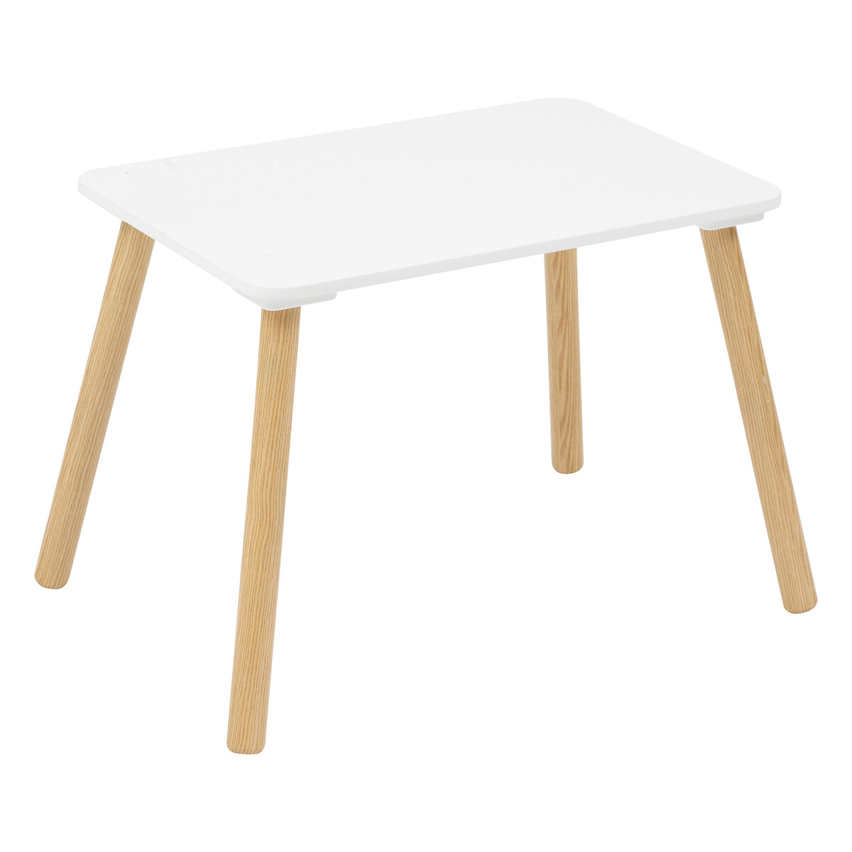 Children's table and 2 chairs set "Alex" White, 3 pieces