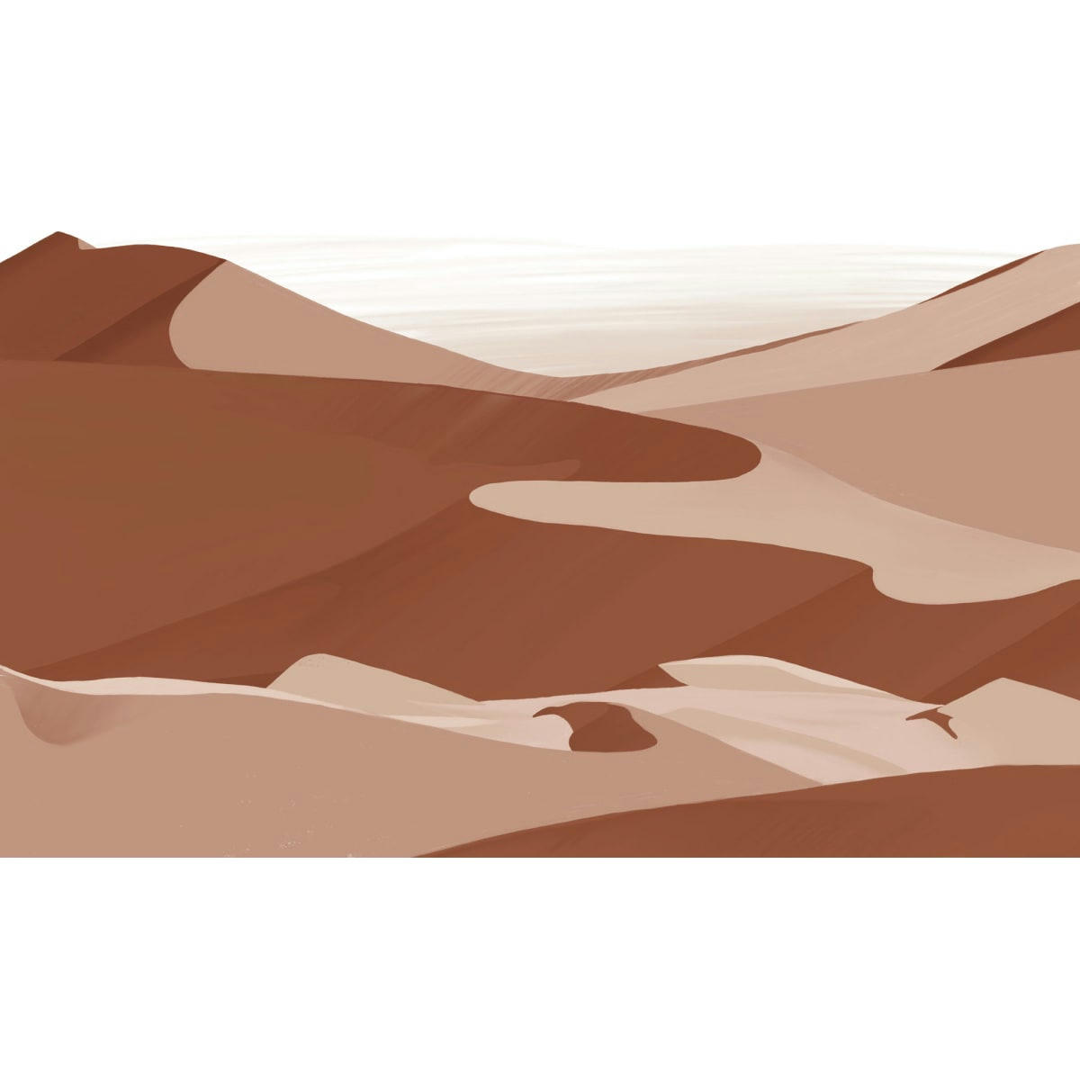 - Papier peint panoramique dunes 425 x 250 cm