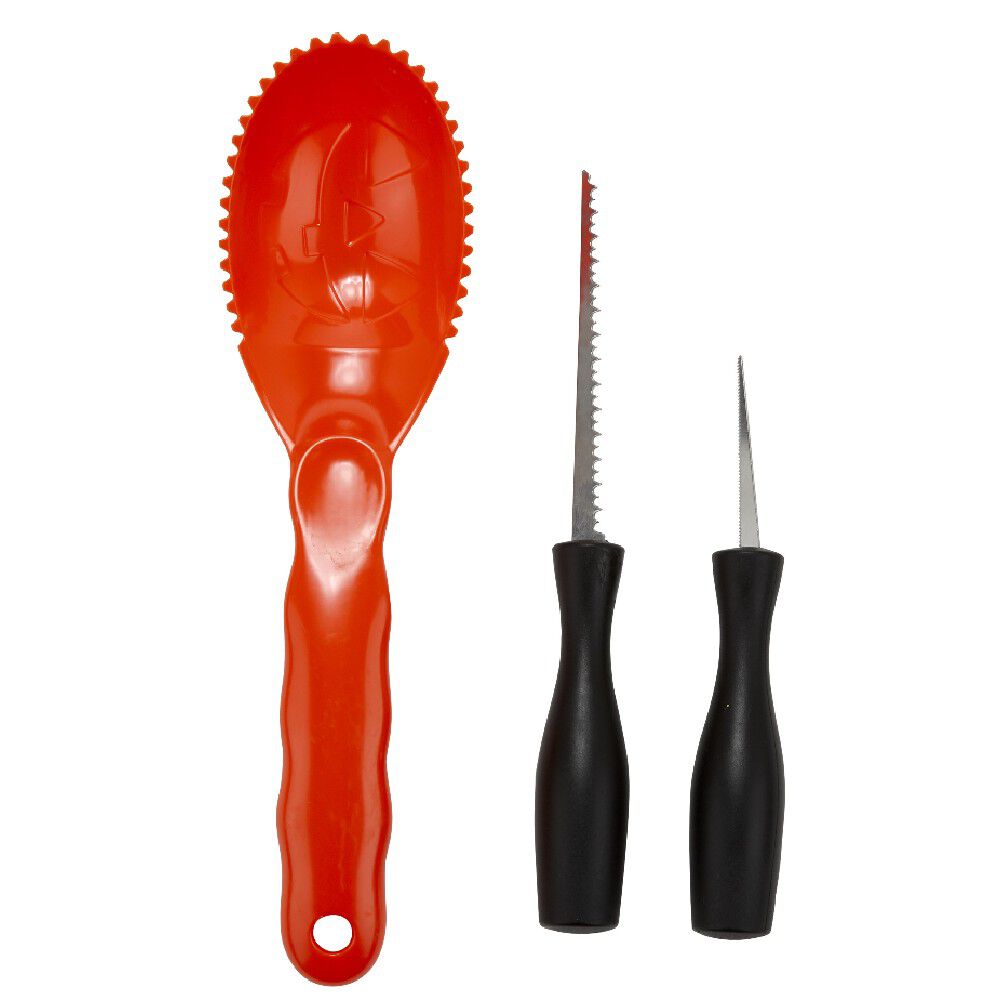 Ustensile de découpe citrouille x3