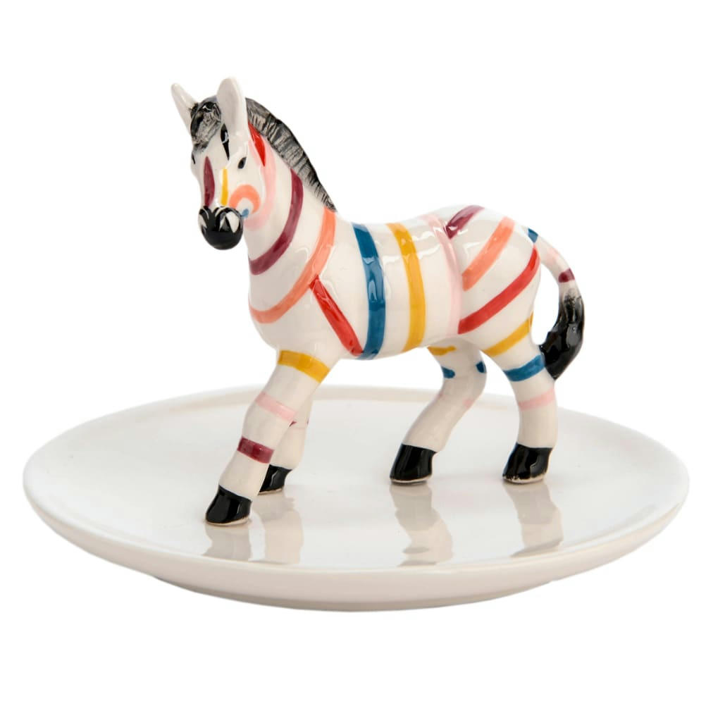 ZÈBRE - Statuette porte-bijoux zèbre