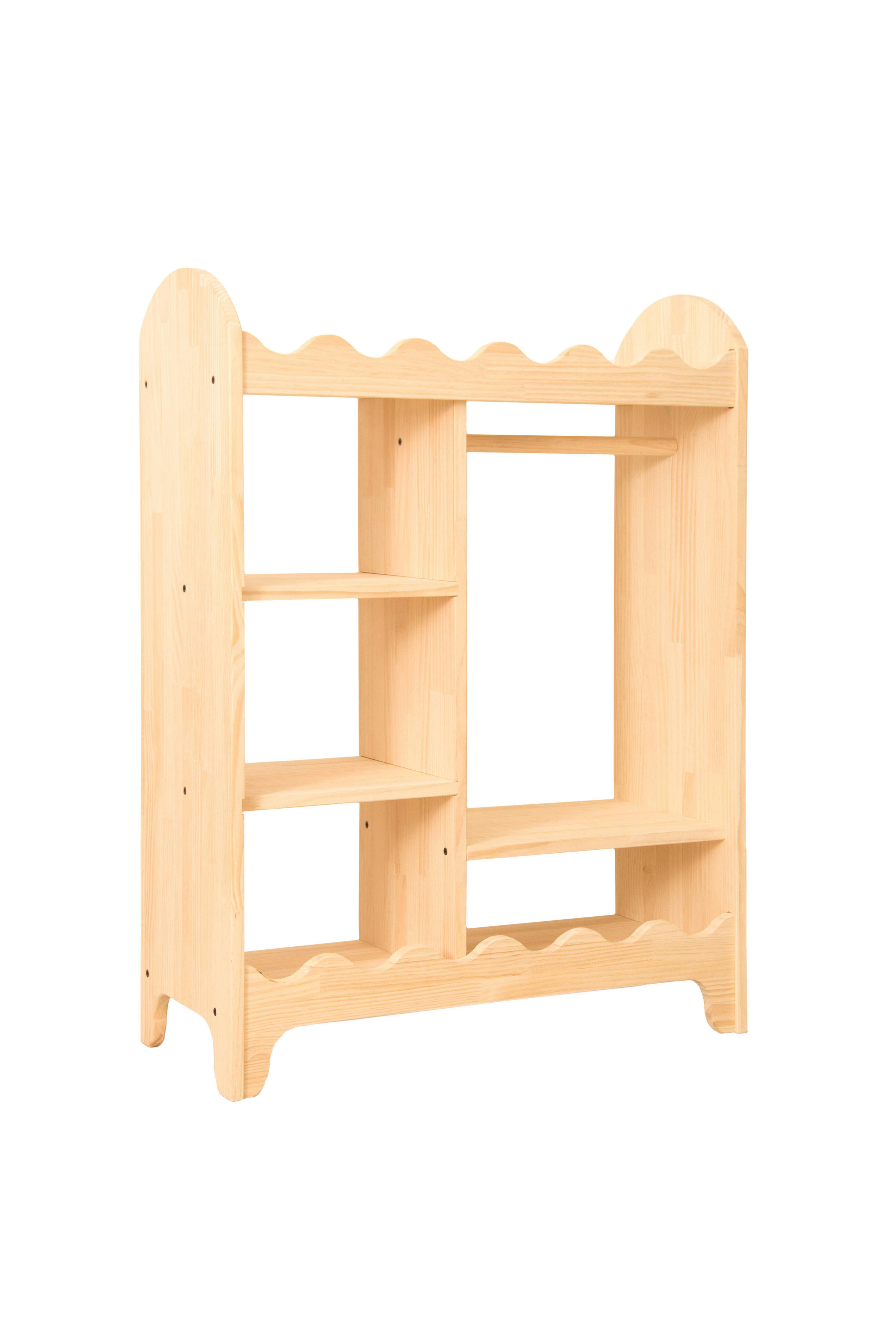OTTO - Armoire en pin massif en couleur bois naturel style Montessori.