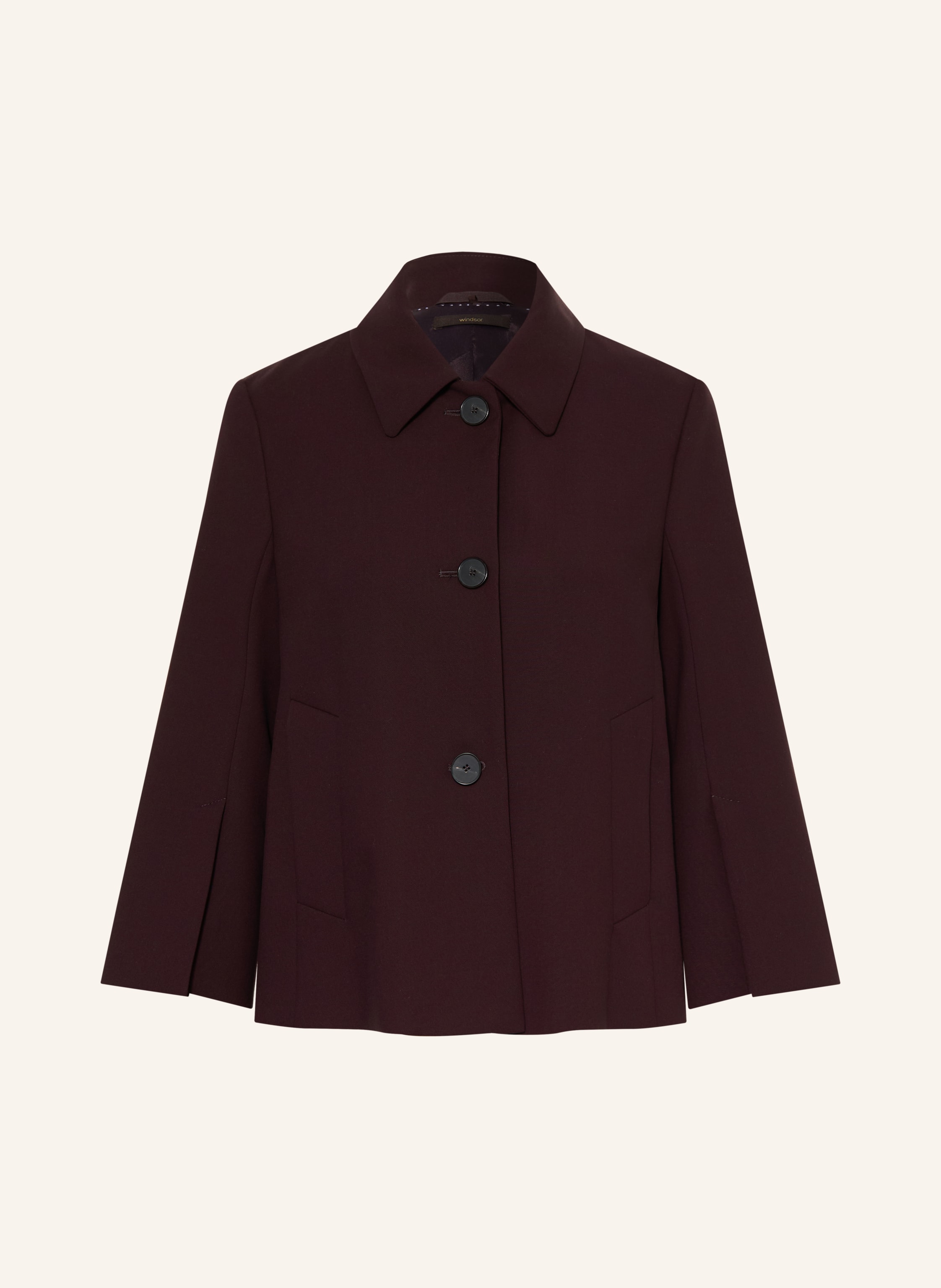 windsor. Kastenjacke aus Jersey mit 3/4-Arm