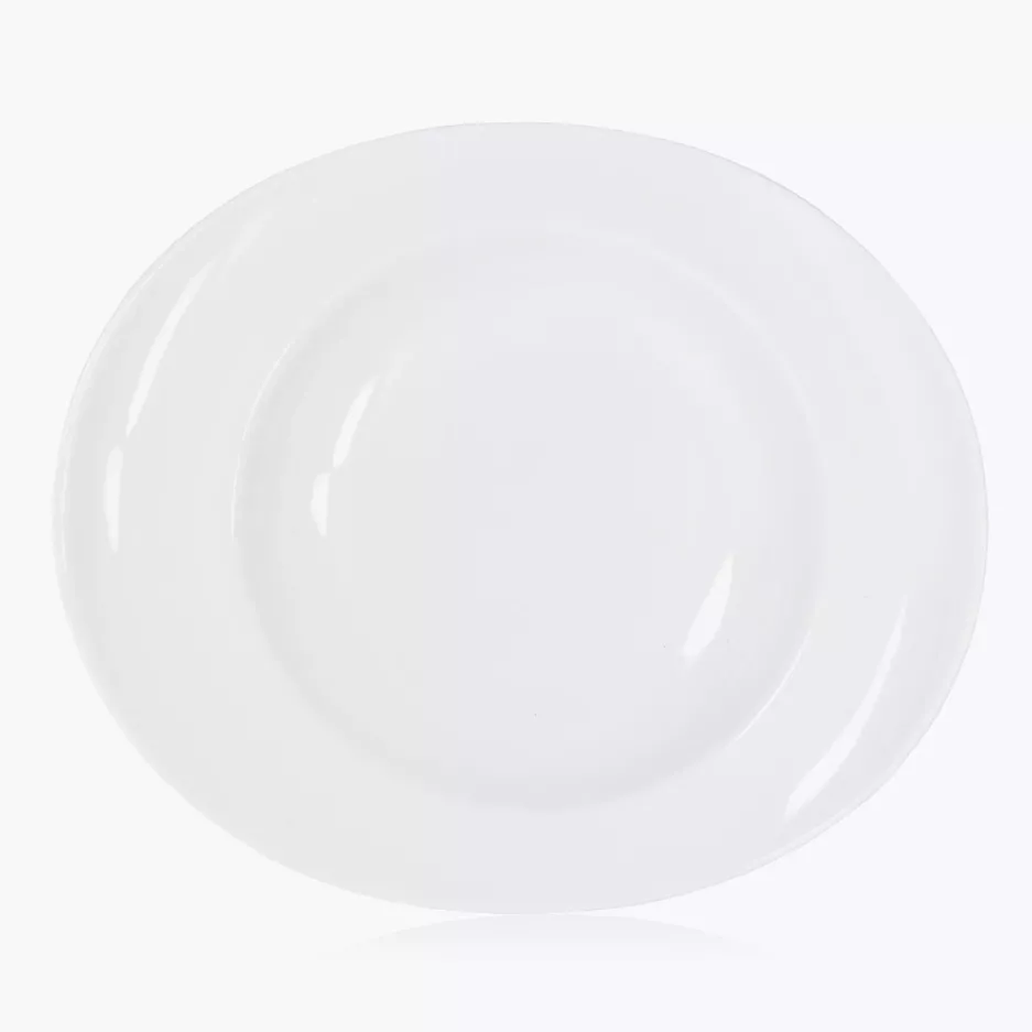 Talerz głęboki DUKA TIME 22 cm biały porcelana
