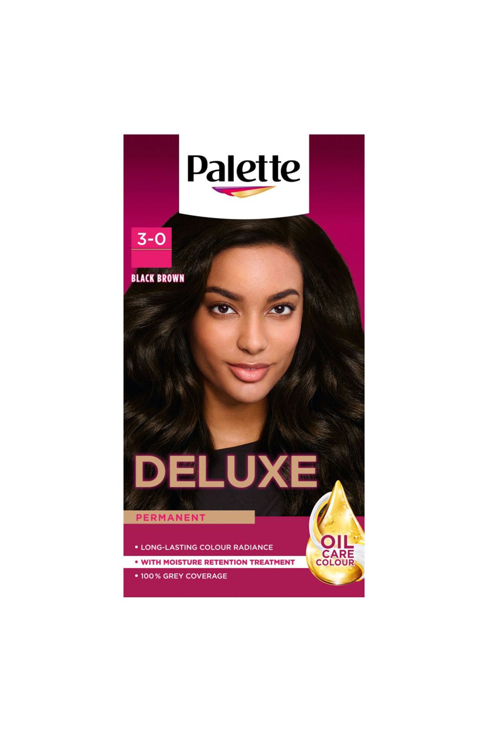 Schwarzkopf Deluxe Creme Colouration 3-0 Black Brown 'Hair Dye', 2 Pack