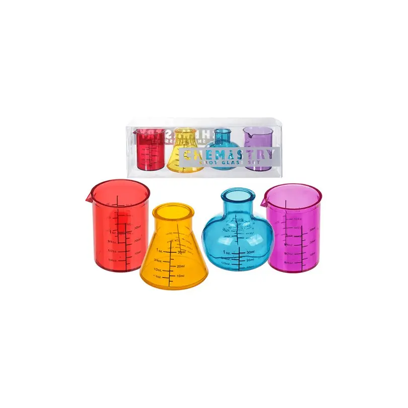 Schnapsglas 4er-Set Chemistry