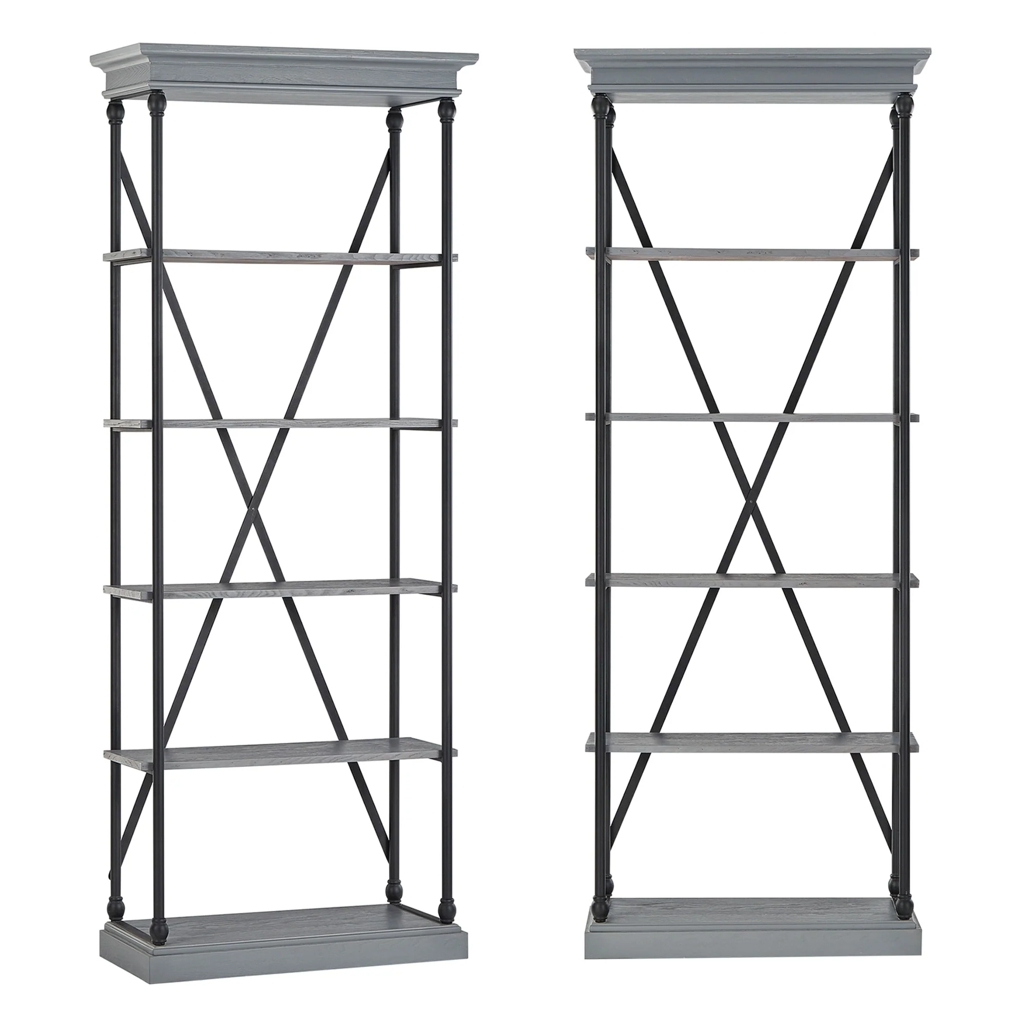 Dubrovnik Cornice Etagere Bookcase