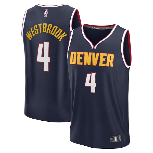 Russell Westbrook Denver Nuggets  Fast Break Replica Player Jersey - Icon Edition - Navy