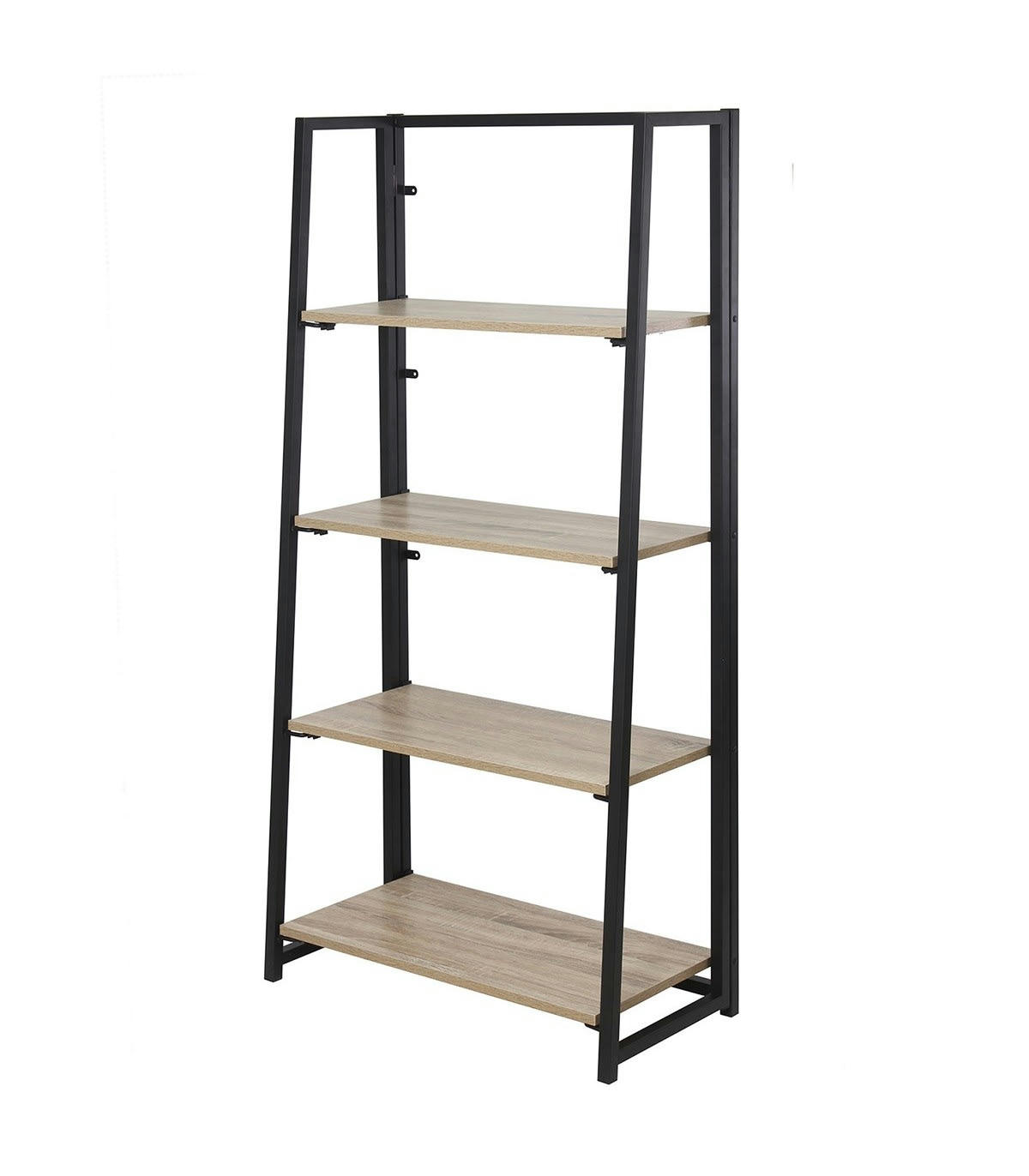 - Etagère pliable 4 niveaux style industriel - Noir