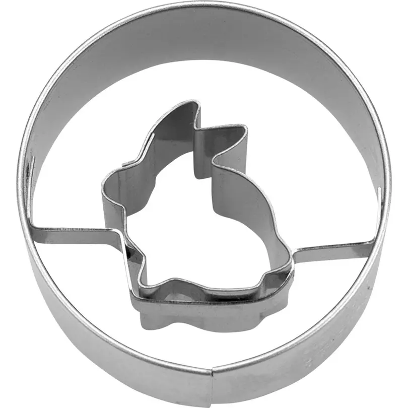 Ausstecher 5er-Set Hase sitzend in Ring