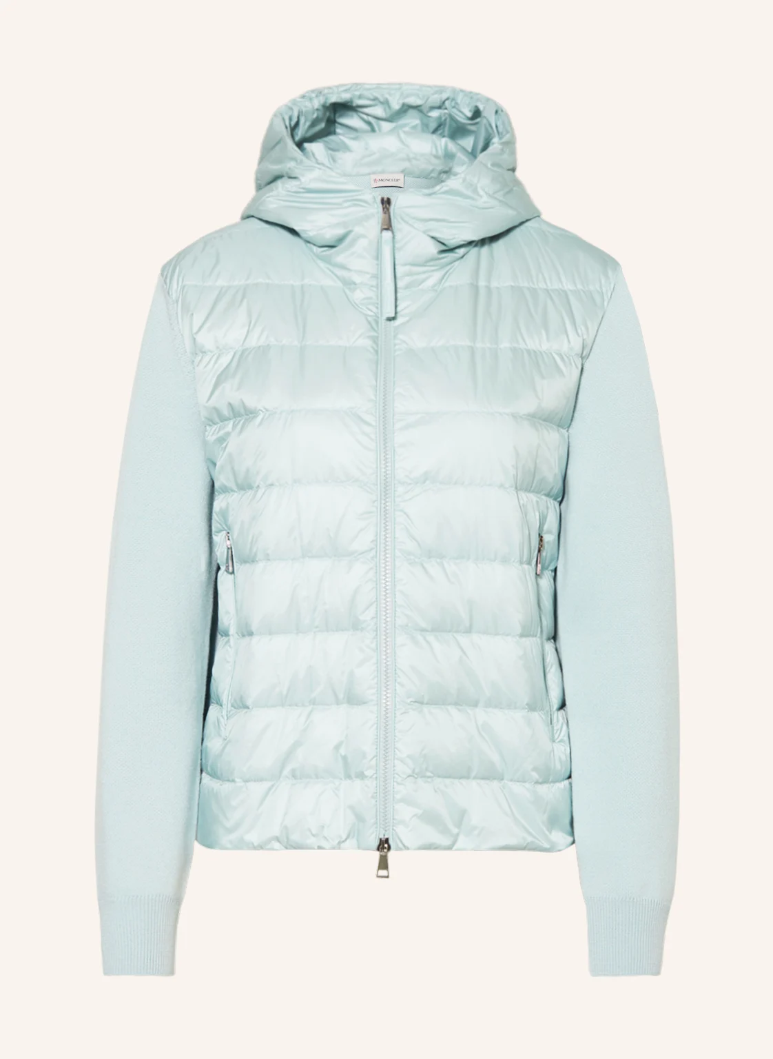 MONCLER Daunenjacke im Materialmix