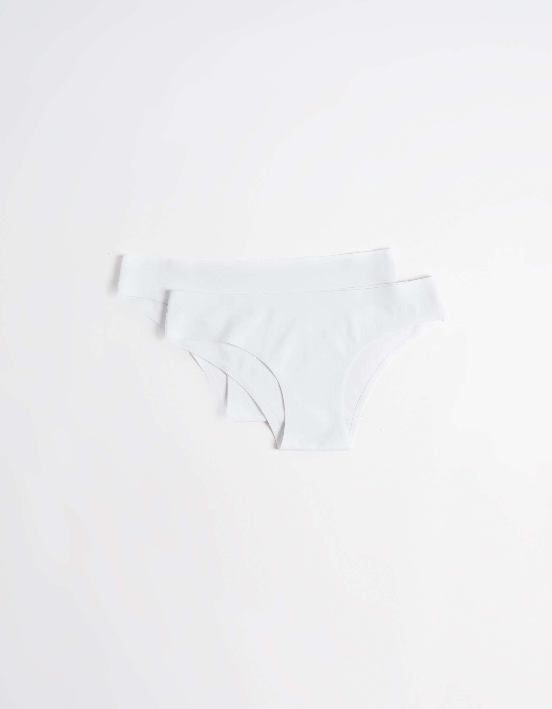 Pack 2 Cuecas Corte Laser, Mulher, Branco