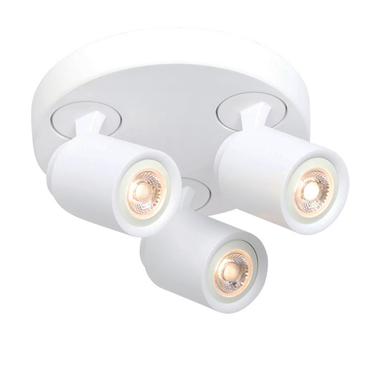 Freelight spot Razza - 3 lichts - 21 x 14  cm - wit