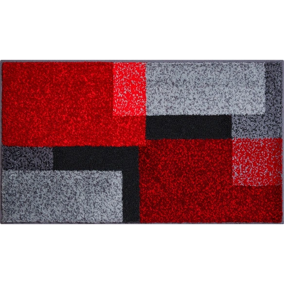 Badematte »Atala«, BxL: 60 x 100 cm, rot, aus 100% Polyacryl