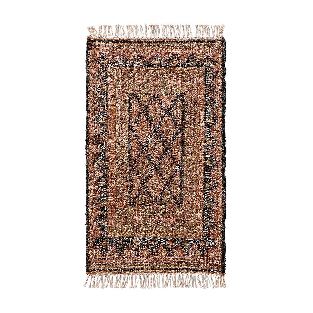 Descente de lit kilim jute et coton, Mirta