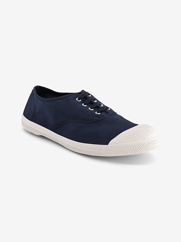 Tennis lacets femme marine