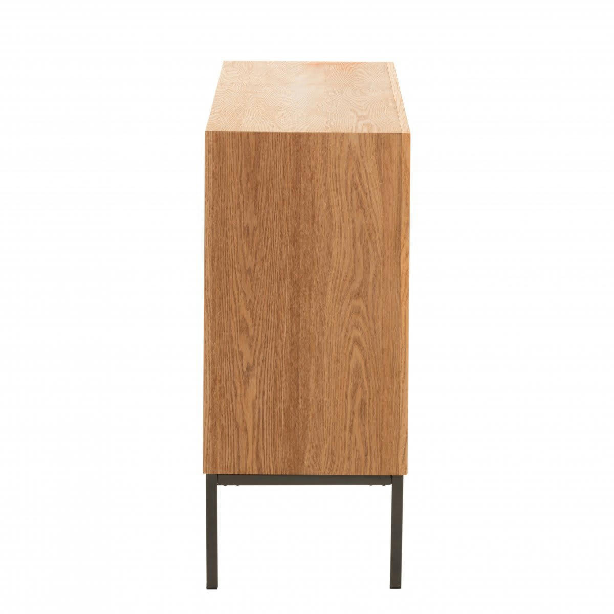 DAKAR - Buffet bas 2 portes 80cm en bois et métal