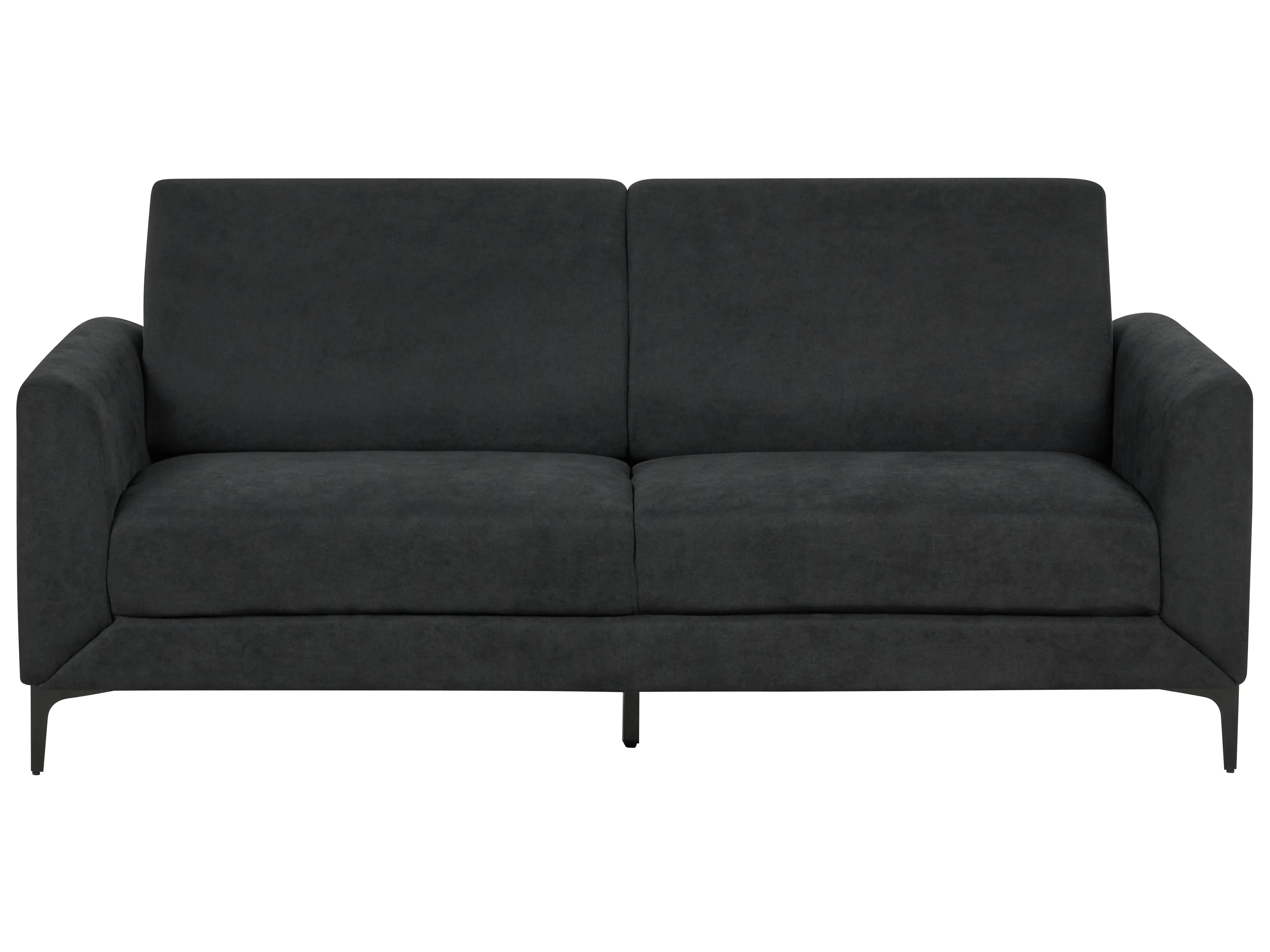 Sofa 3 Seater FENES Fabric Black