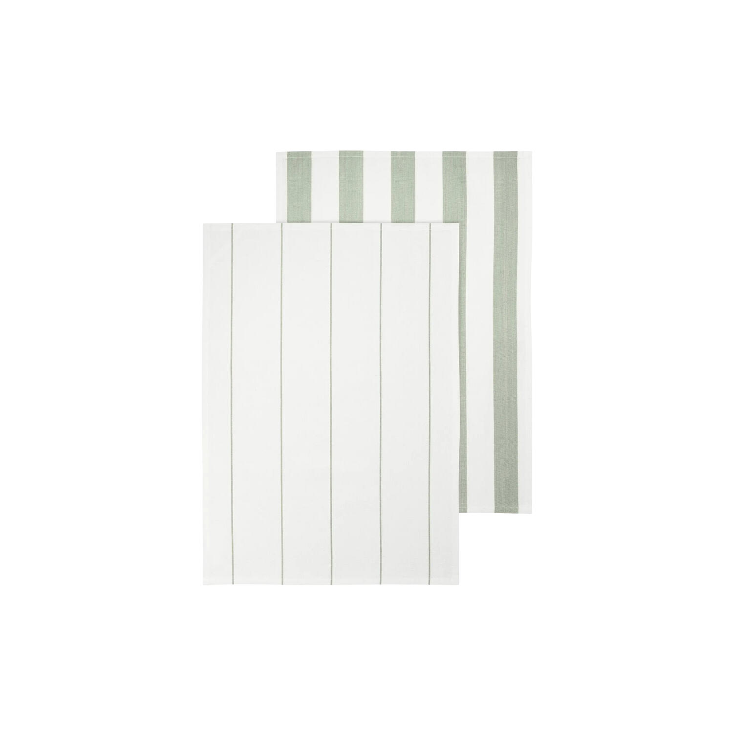 TAULO Viskestykkes&aelig;t Stribet, white/desert sage