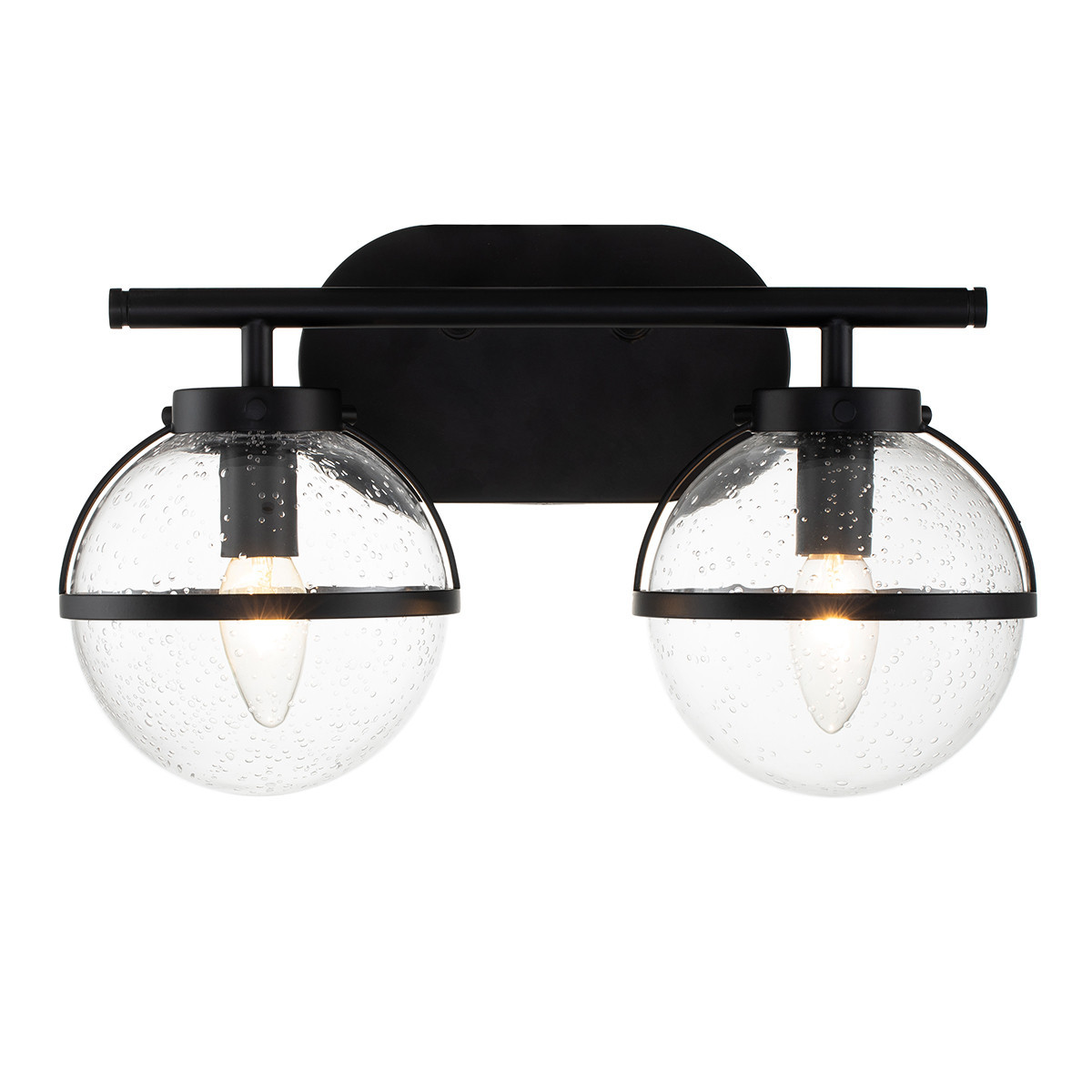 Kinkiet czarny Hollis 2xE14x40W wym:23x38,1x19,3cm IP44 Hinkley