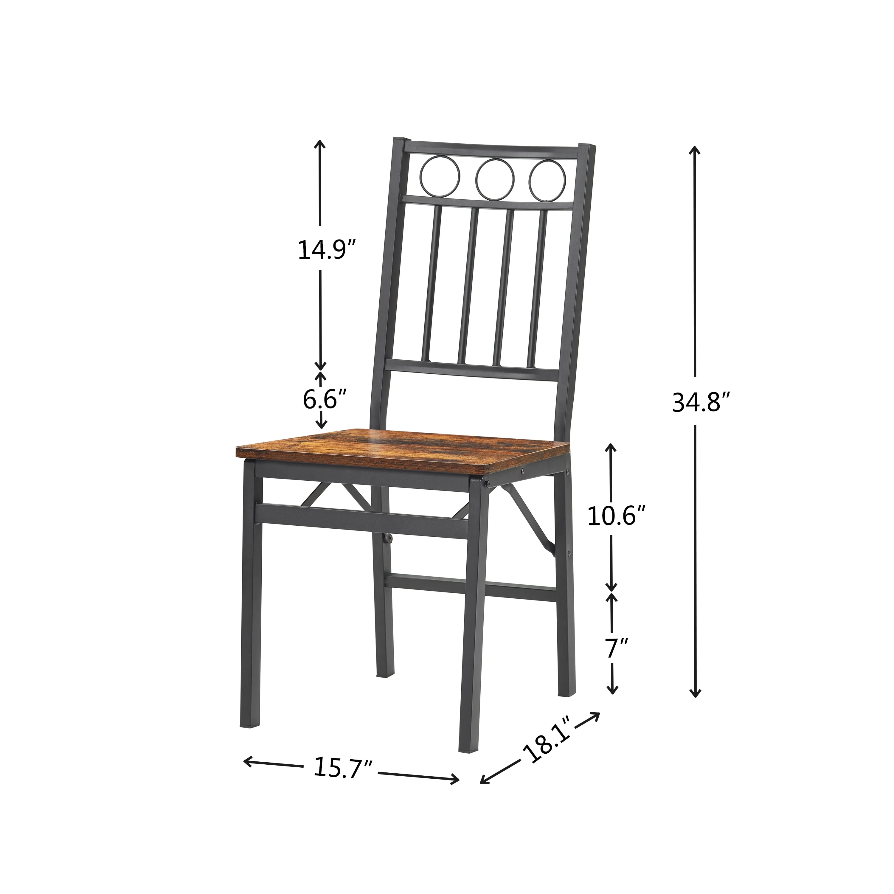 Dining Room Decor Folding Retro Chair