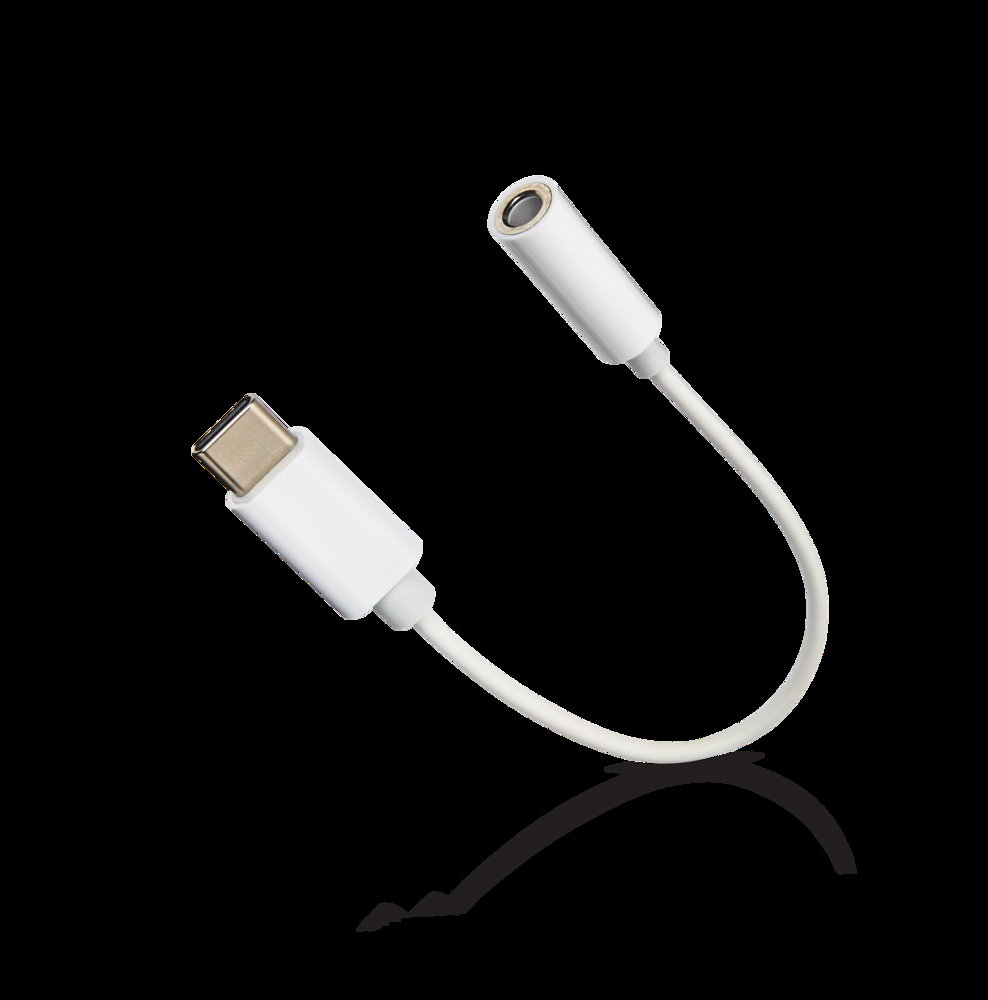 Bluehive USB Type C to Aux Jack Audio Connector Adapter, Comes with Soft Rubber Cable