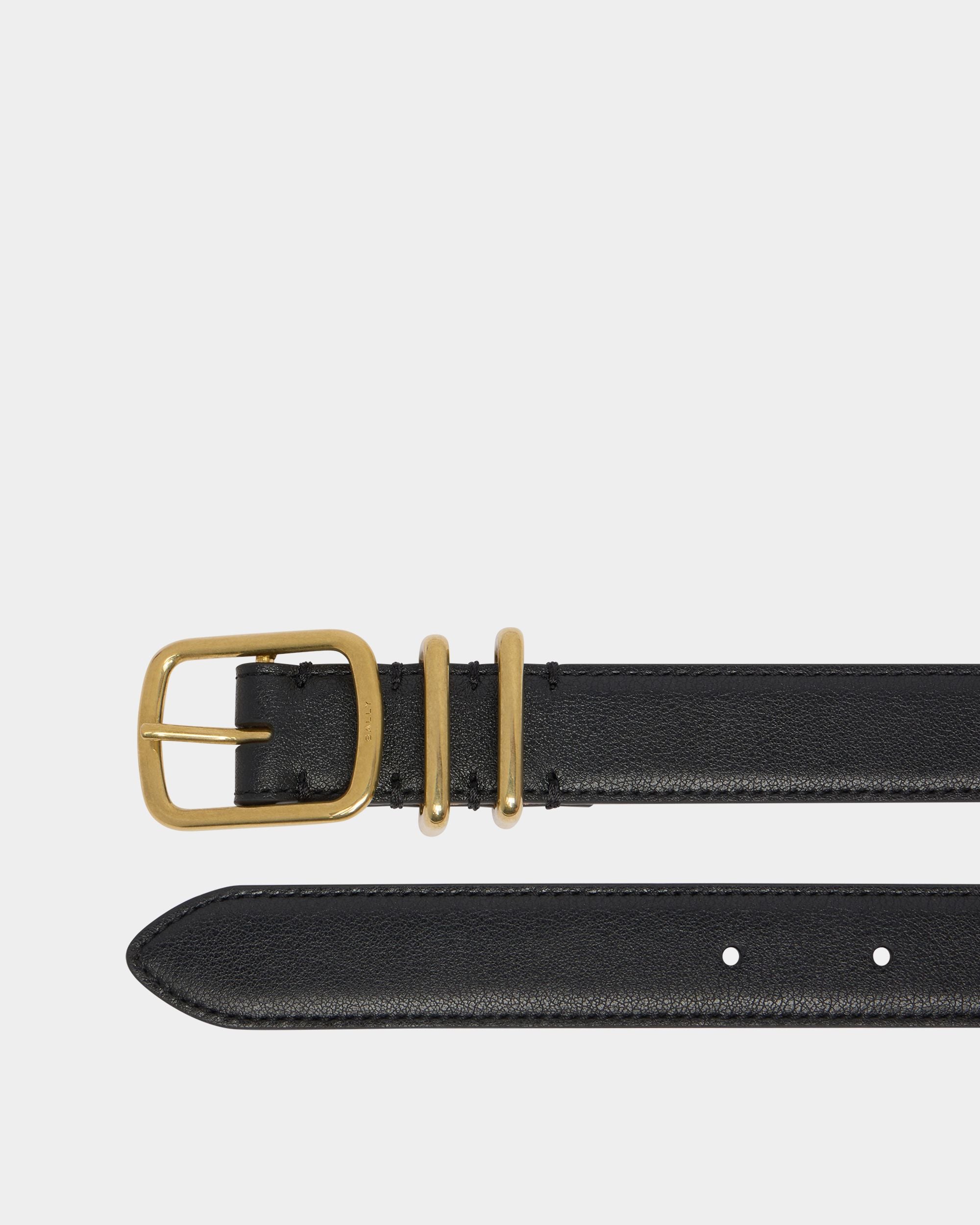 Orson 25 mm Gürtel aus schwarzem Leder