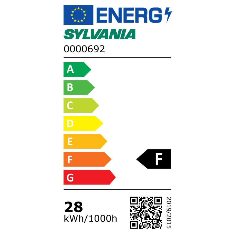 Tube Fluo T5 FHE Luxline Plus blanc chaud 1200 lm 28 W SYLVANIA