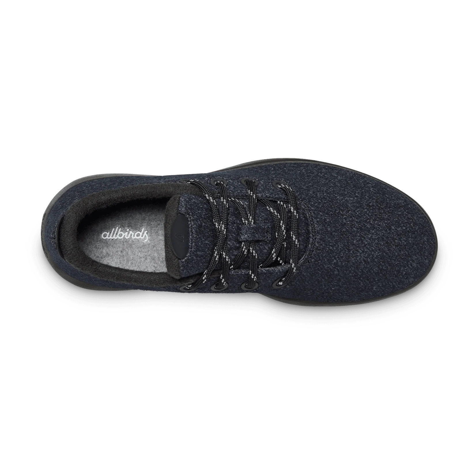 Women's Wool Runner-up Mizzle - Natural Black (Rugged Khaki Sole)