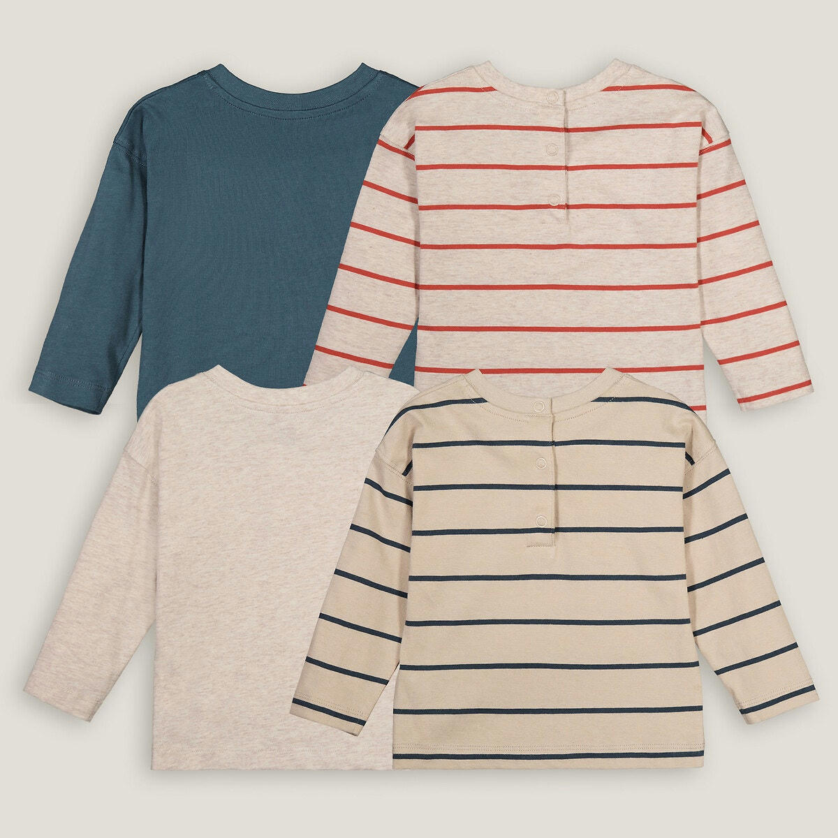 Lot de 4 t-shirts manches longues
