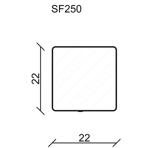 Eckenstäbchen »RENOVO«, RENOVO Kiefer Malmö 2 St 22x22x62 mm