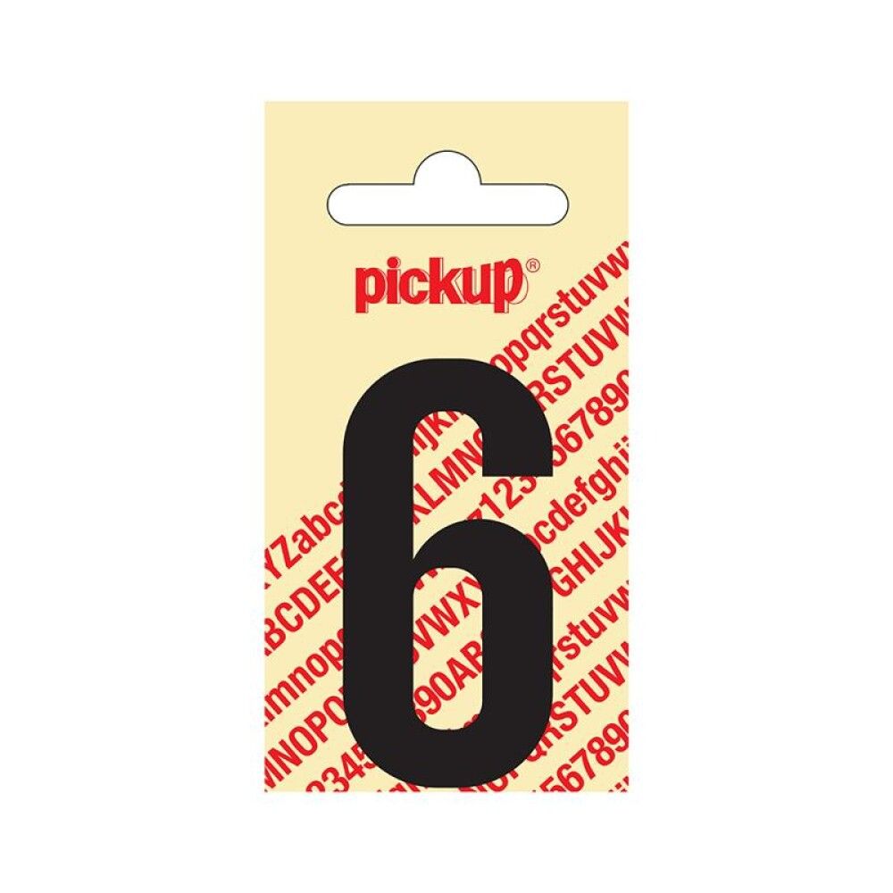 NUMMER PICKUP NOBEL 6 60 MM SVART