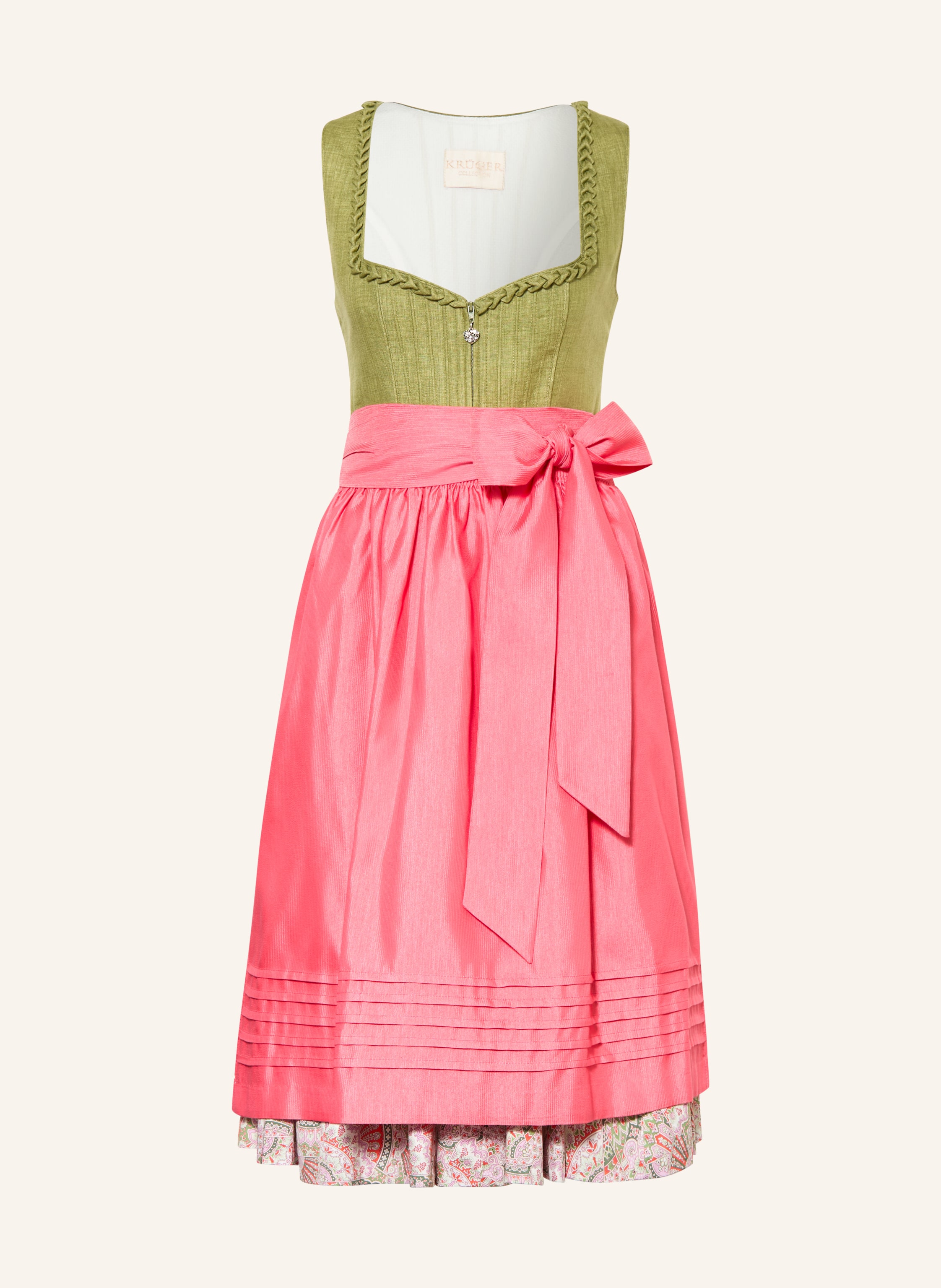 KRÜGER Dirndl ALETTA mit Leinen