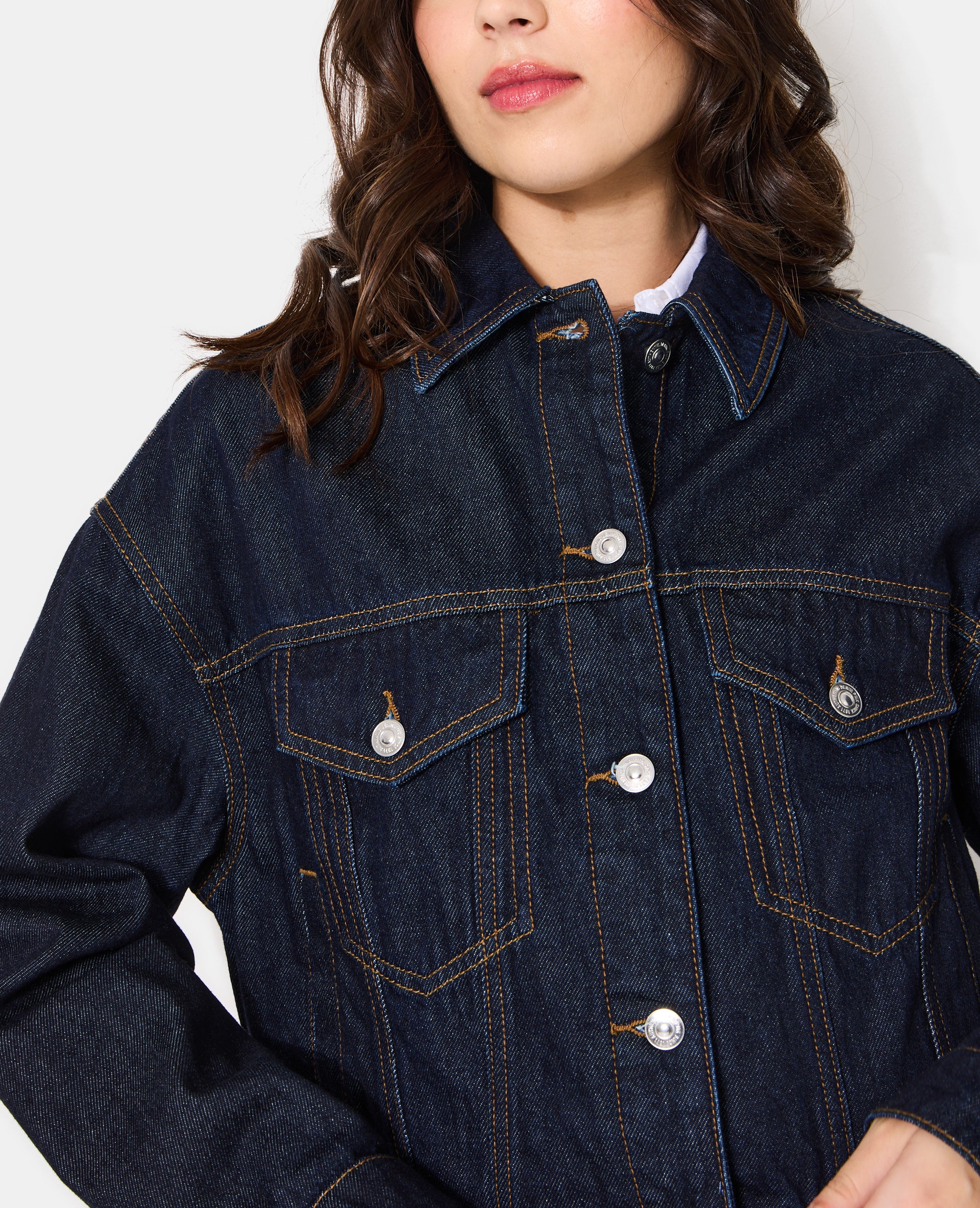 Veste en jean courte