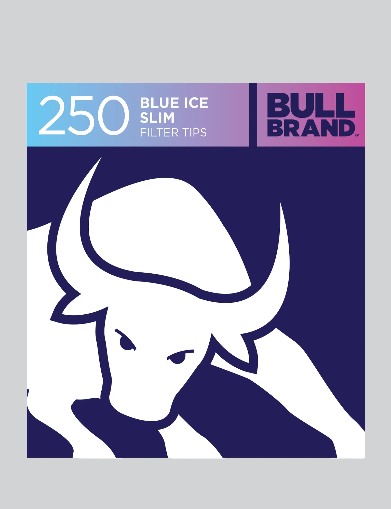 Bull Brand Blue Ice (Berry & Menthol) Slim Filter Tips Bags 250's