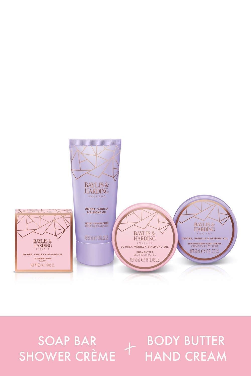 Baylis & Harding Jojoba, Vanilla & Almond Oil Luxury Pamper Tin Gift Set
