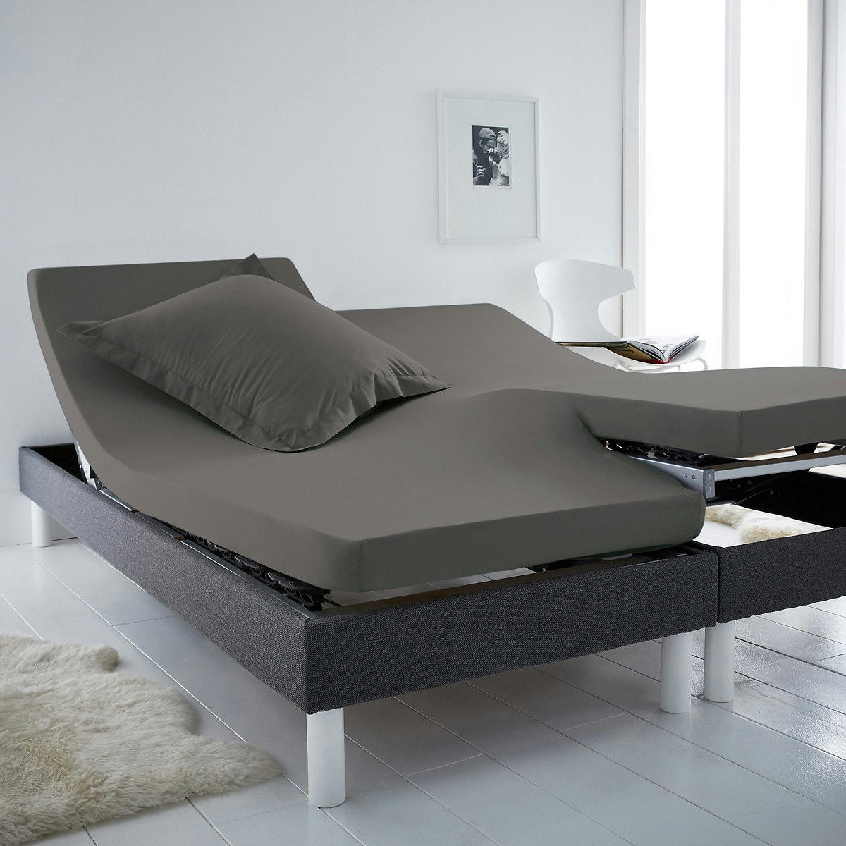 Drap housse jersey, lit articulé, Scenario