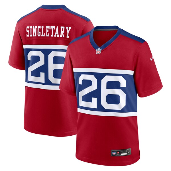 Devin Singletary New York Giants Nike Alternate Player Game Jersey - Century Red