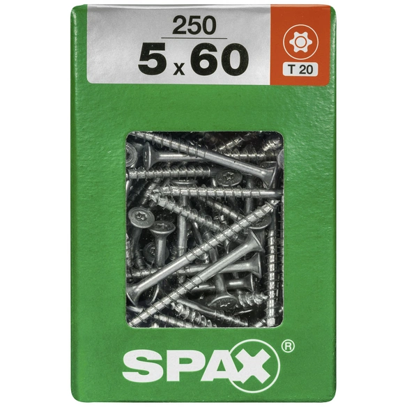 Universalschraube, 5 mm, Stahl, 250 Stk., TRX 5x60 XXL